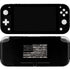 Black and White Camo American Flag Nintendo Switch Lite Skin